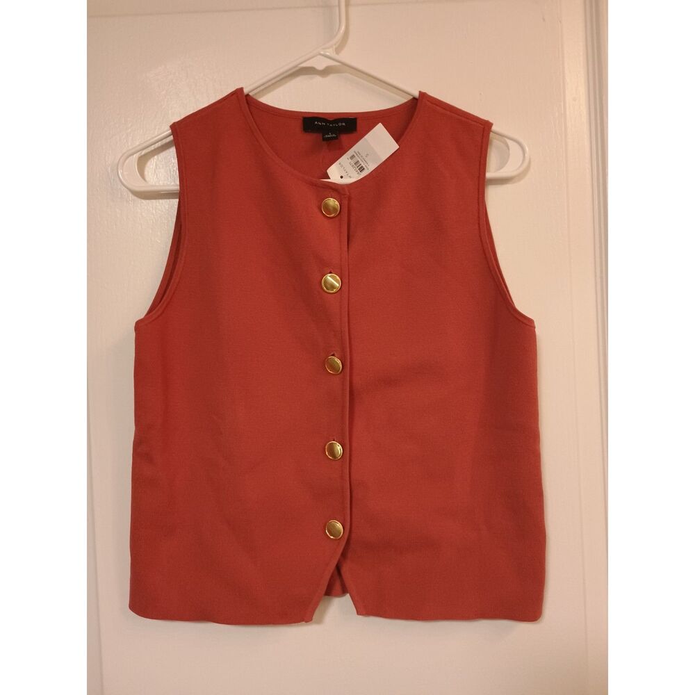 Ann Taylor Vest S NWT